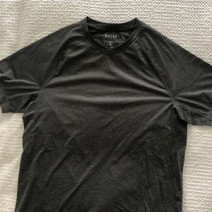 RHONE Grey Modal V-neck Tee. Size M. Great condition